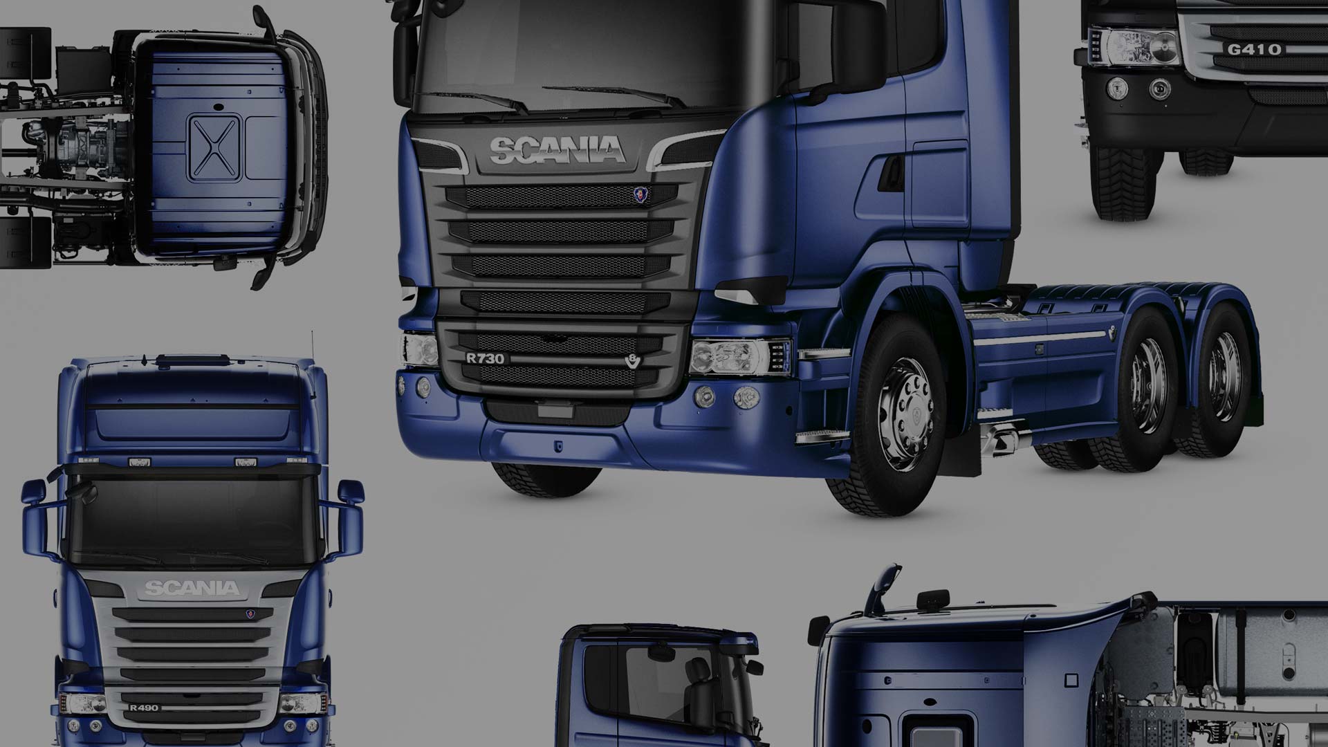 Кабины грузовых автомобилей Scania