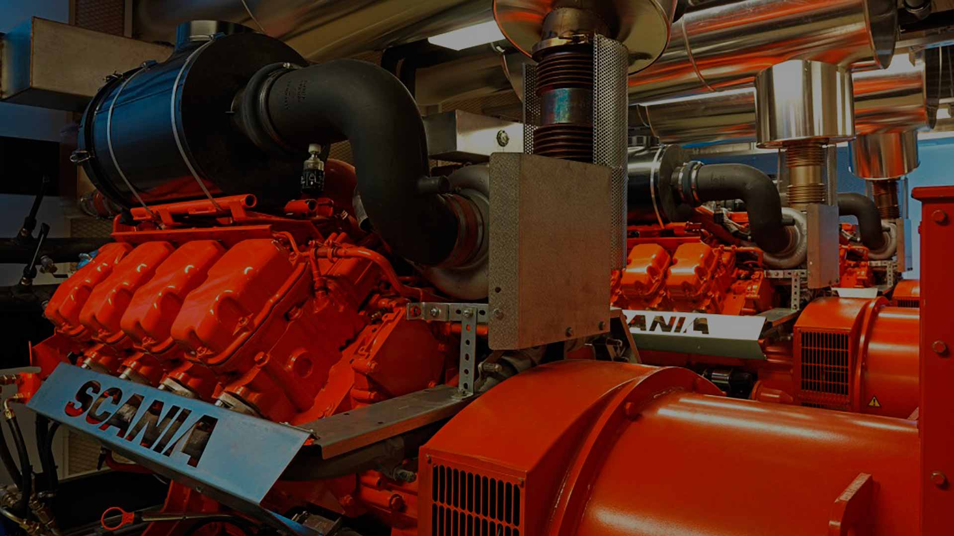Конфигурация судовых двигателей Scania