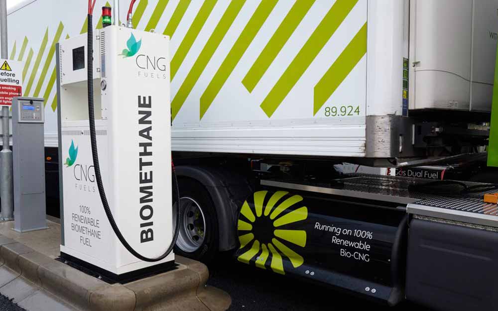 Газовый грузовик Scania Скания CNG на метане