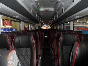 Салон туристического автобуса Scania OmniExpress